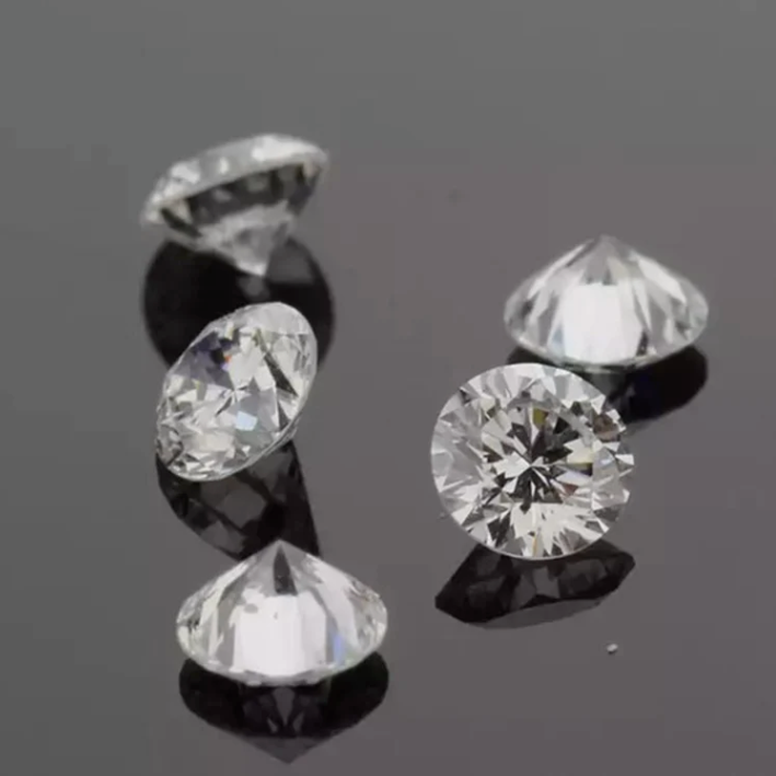 Natural White Sapphire Gemstones. Round Shape. 0.80mm To 2.50mm.