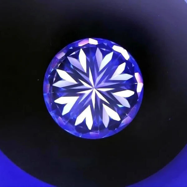 Round Cut Moissanite Stone Pink Color 0.10ct to 50.0ct