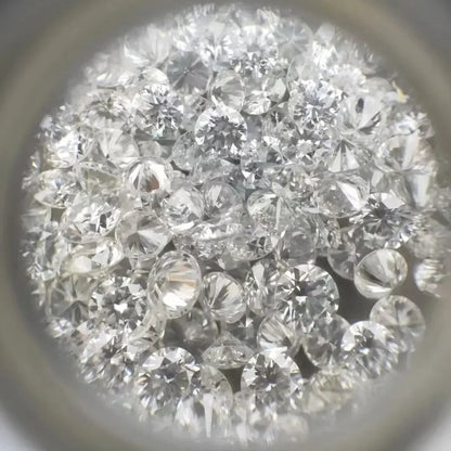 Loose Diamonds. Sall Sizes Stones. Round Brilliant Cut. 0.9mm To 3mm.