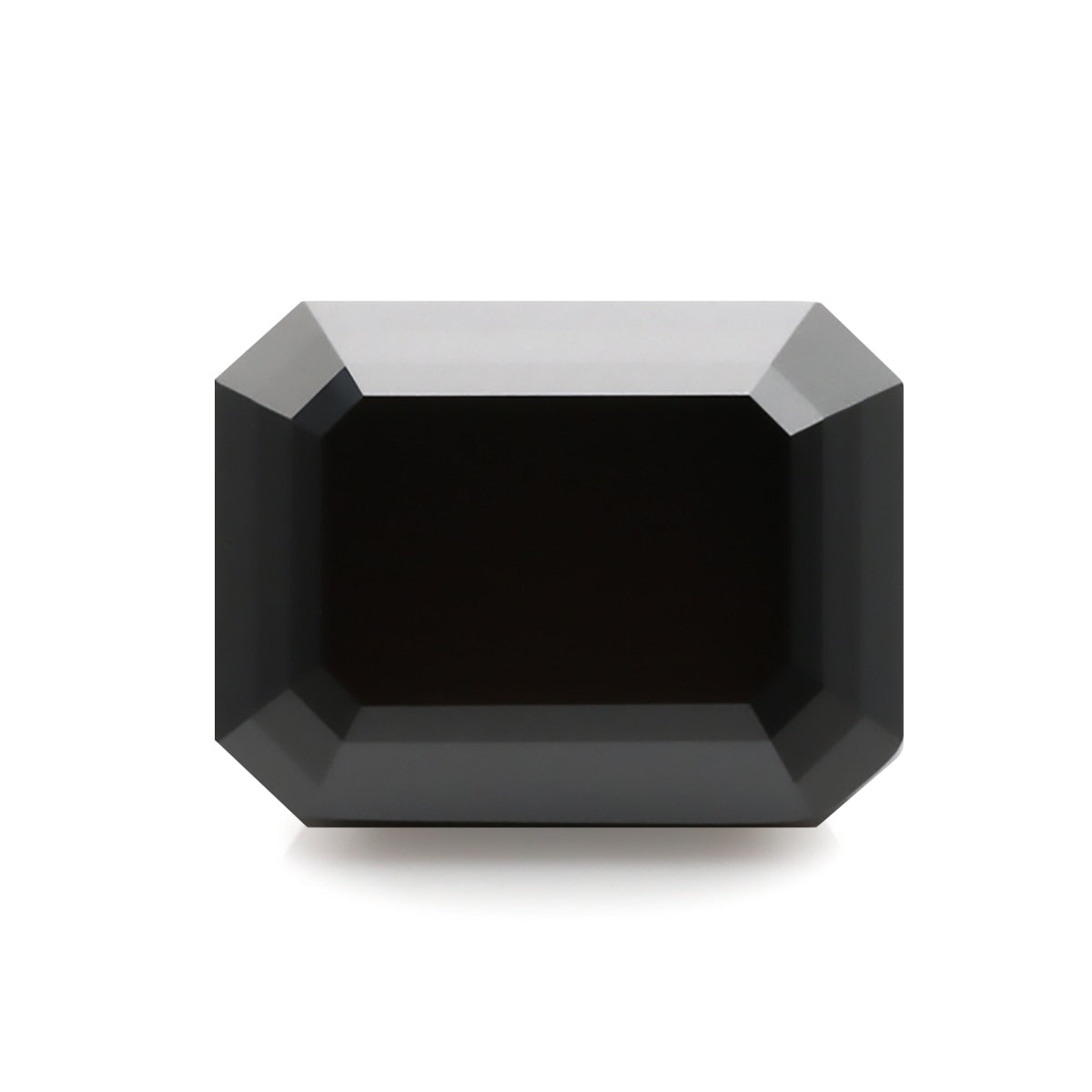 Emerald Cut. Black Color Moissanite. 0.50 to 13.0 Carat. With Certificate.