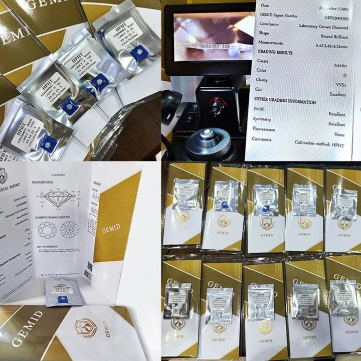 Vivid Yellow Color Diamond 0.60 To 1.0 Carat. Radiant Cut. HPHT Diamond