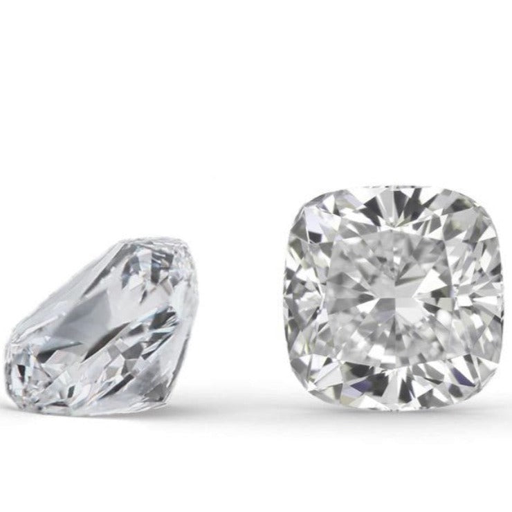 Cushion Shape. 1.0 to 2.50 Carat. D VVS1. Lab-Grown Diamond