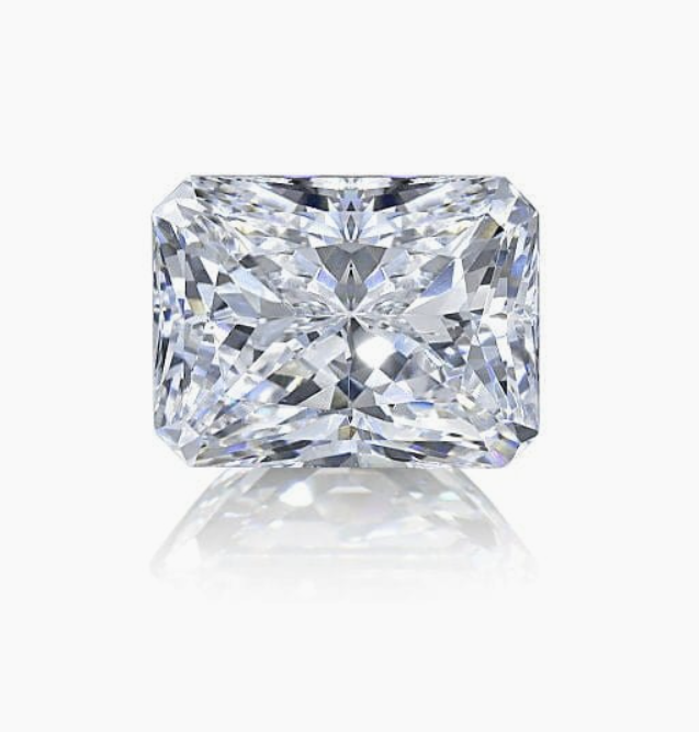 Loose Diamond 0.52 Carat. Radiant Cut. E VS1 - IGI Certified