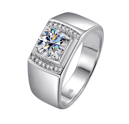 Mens moissanite jewelry discount
