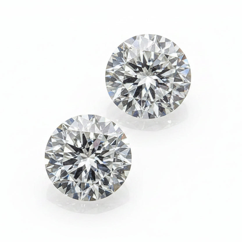Two round diamonds 