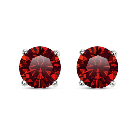 Moissanite Earrings. Green - Pink - Red - Black Color. 0.40 To 3.0 Carat.