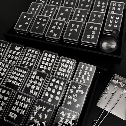 Brilliant A-Z moissanite letters for jewelry making