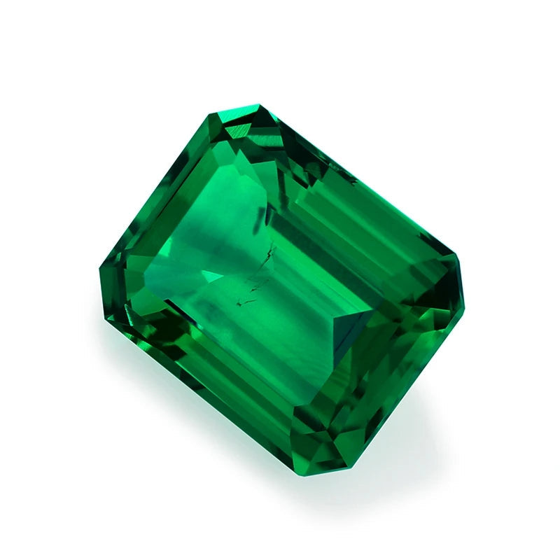 Colombian Emerald Loose Gemstone. Lab-Grown Emerald. GEmstones