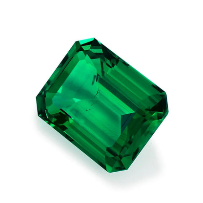 Colombian Emerald Loose Gemstone. Lab-Grown Emerald. GEmstones