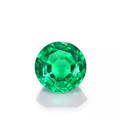 Bague en émeraude naturelle de Colombie de 7,60 carats et diamants - En Bague en émeraude naturelle de Colombie de 7,60 carats et diamants - En