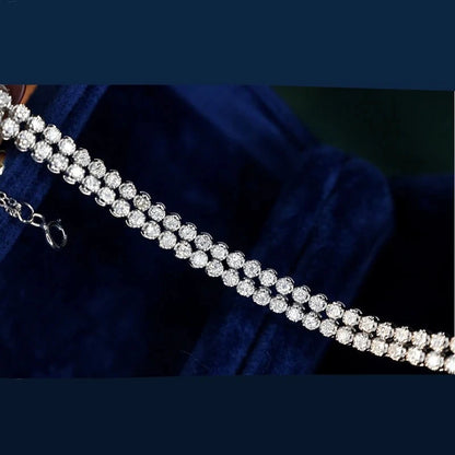Elegant Natural Diamond Bracelet. 1.50 Carat. Diamond Jewelry.