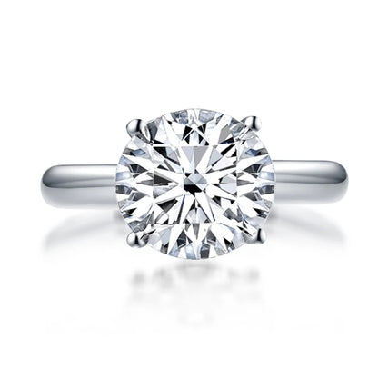 3.0 Carat Elegant Moissanite Engagement Rings.