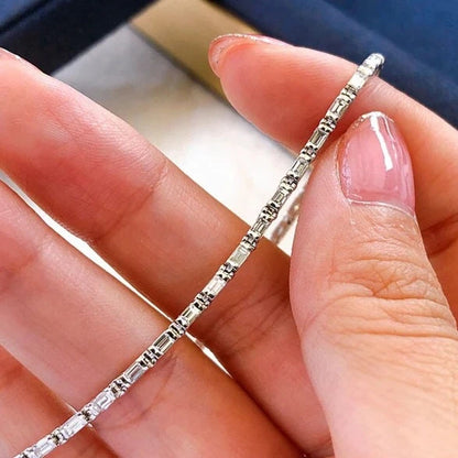 Elegant Diamond Bracelet.1.50 Carat. Natural Diamond Jewelry.