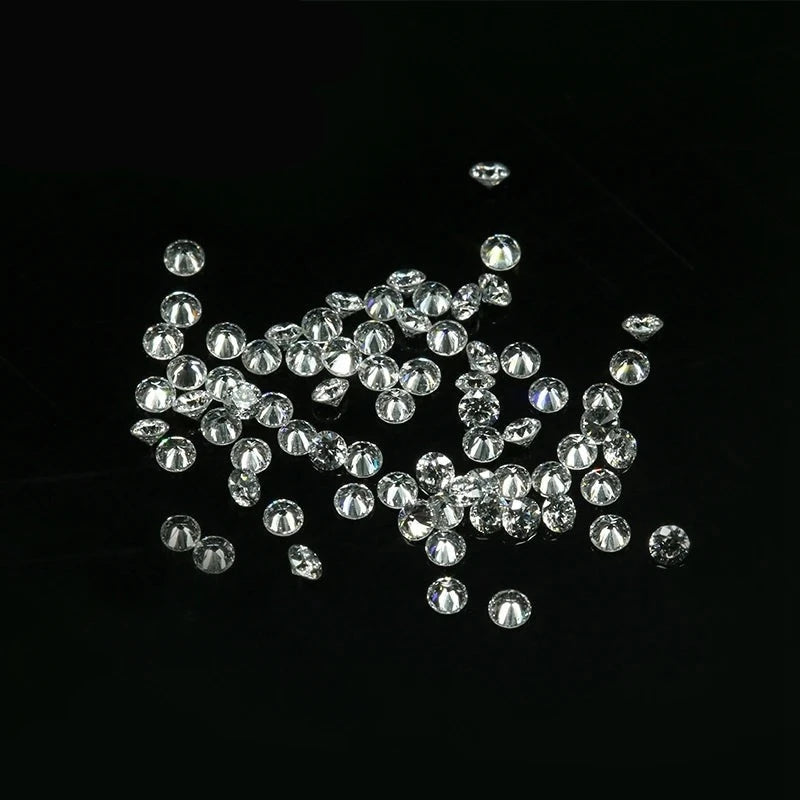 Loose Diamond. Small Size 0.8 To 2.9mm. 10pcs Loose Lab-Grown Diamond.