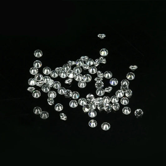 Loose Diamond. Small Size 0.8 To 2.9mm. 10pcs Loose Lab-Grown Diamond.