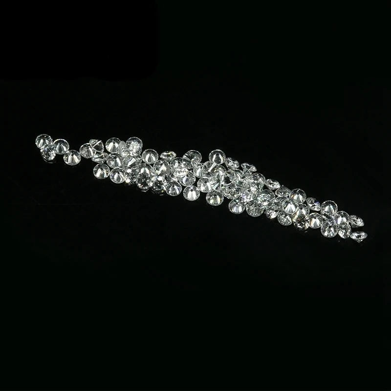 Loose Diamond. Small Size 0.8 To 2.9mm. 10pcs Loose Lab-Grown Diamond.