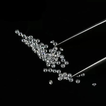 Loose Diamond. Small Size 0.8 To 2.9mm. 10pcs Loose Lab-Grown Diamond.