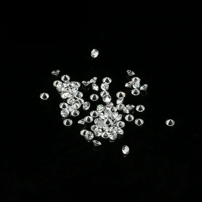 Loose Diamond. Small Size 0.8 To 2.9mm. 10pcs Loose Lab-Grown Diamond.