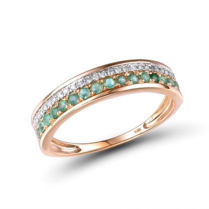 Genuine Diamond, Ruby, Sapphire, and Emerald, Rings.