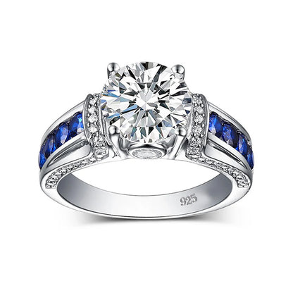 Shop Moissanite Rings. 3.0 Carat. D VVS1. Genuine Moissanite.