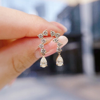 Stunning Diamond Earrings - Elegant Jewelry.