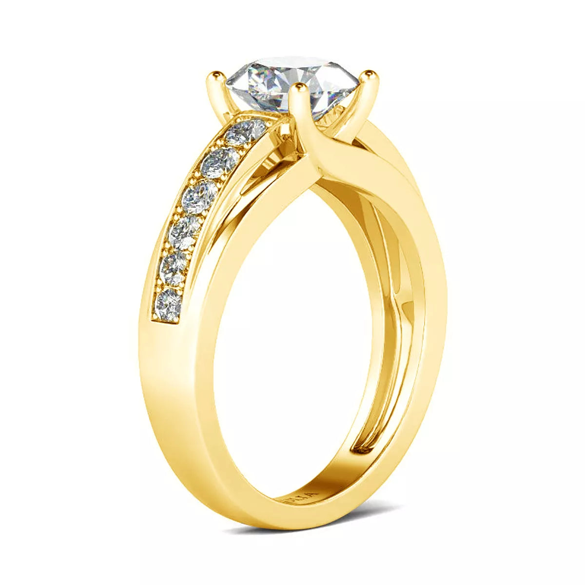 Shop Moissanite Engagement Rings. 1.0 Carat. D VVS1. Certified Moissanite. Media 1 of 10