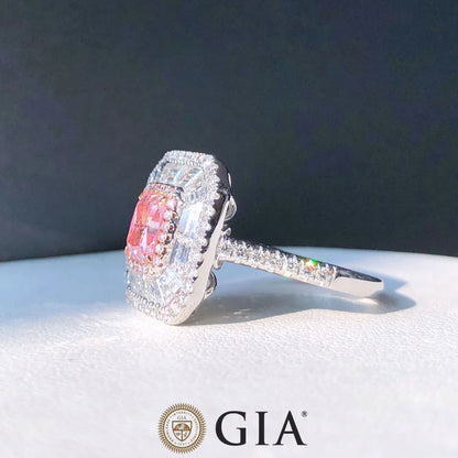 Fancy Brownish-Pink Diamond Engagement Rings.