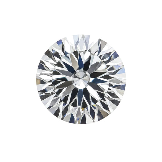 Loose Round Moissanite Stone Millennium Cut Style D VVS1