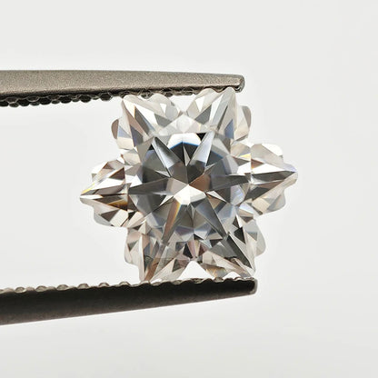 Loose Snowflake Moissanite D Color 2.5–7ct GRA