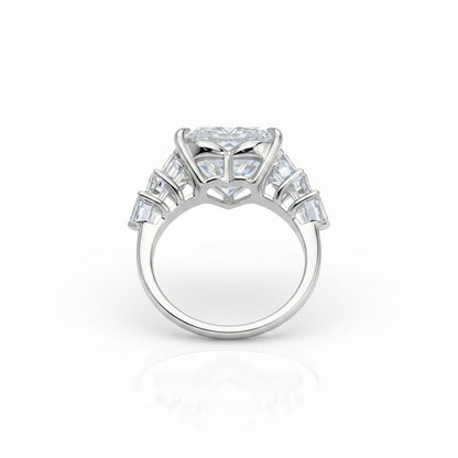 Luxury Heart Shape Moissanite Ring