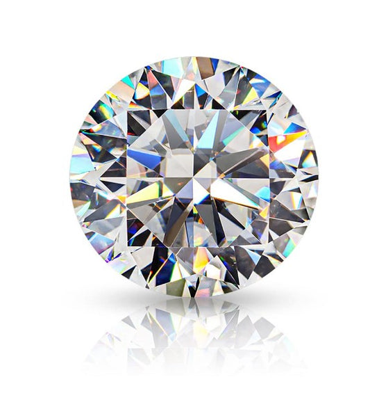 Round Cut. Certified Moissanite Gemstones. 0.10 To 10.0 Carat. D VVS1.