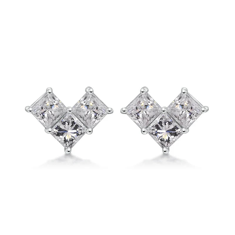 Elegant Diamond Earrings - 0.48 To 3.0 Carat Lab-Grown Diamonds
