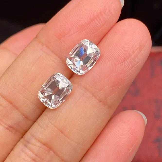 Old European Cushion Cut Moissanite. 1.0 To 5.0 Carat. D VVS1.