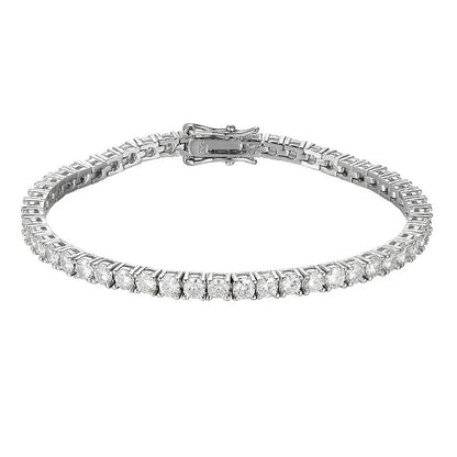 Shop Moissanite Tennis Bracelet. D VVS1. 2mm To 6.5mm Gemstones.