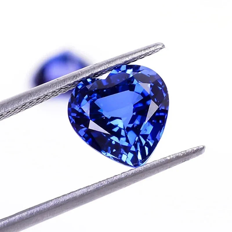 Loose Sapphire. Heart Shape. Royal Blue Color. 0.11 To 8.30 Carat