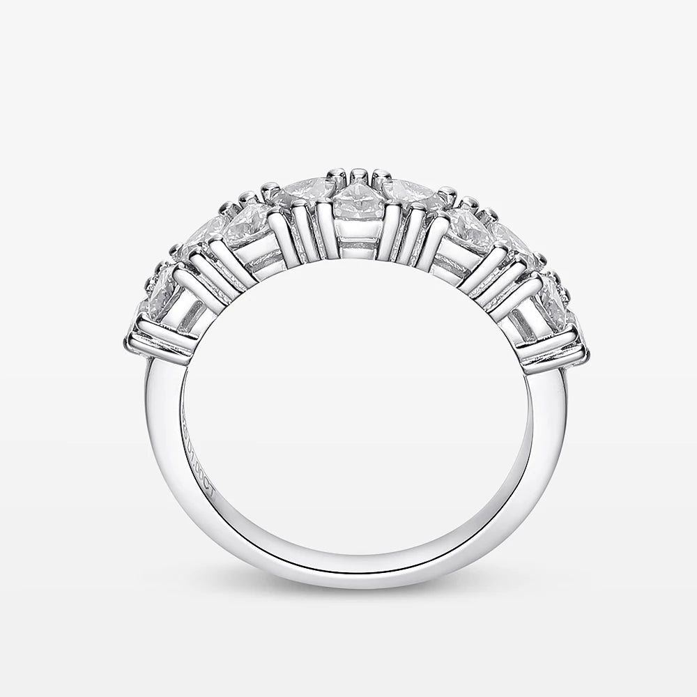Shop Elegant Moissanite Rings. 1.0 Carat. Triangle Shape Moissanites.