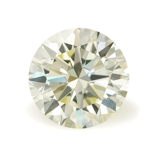 Fancy Light Yellow Color Diamond 1.0 Carat VS Clarity. Genuine Lab-Diamond