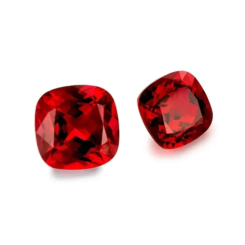 Loose Ruby. Cushion Cut. 070 To 18.0 Carat. VVS1. Lab-Grown Ruby.