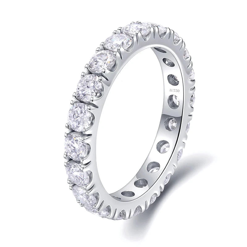 Diamond Eternity Rings - 1.2 To 2.0 Carat Lab-Grown Diamond - 14K Gold
