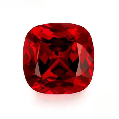 Loose Ruby. Cushion Cut. 070 To 18.0 Carat. VVS1. Lab-Grown Ruby.