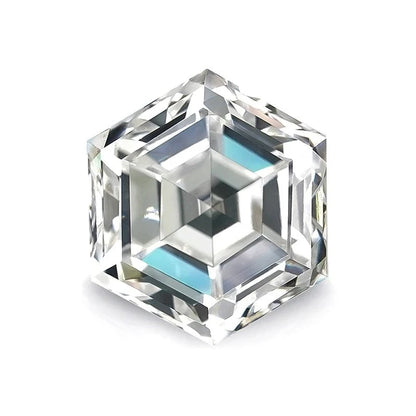 Hexagonal Diamond 1.0 Carat D VS1. Lab-Grown Gemstones