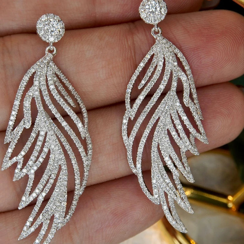 Timeless Luxury: 1.85 Carat Diamond Earrings