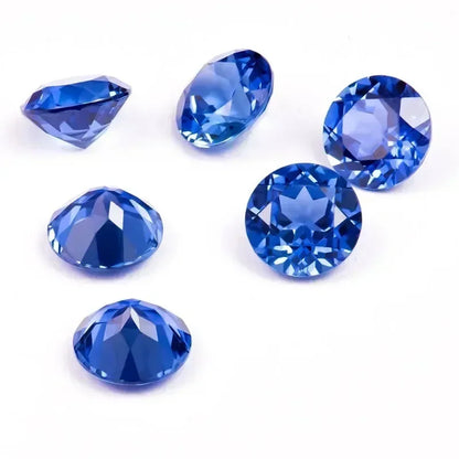 Loose Sapphire. Round Shape. Royal Blue Color. 0.11 To 3.80 Carat