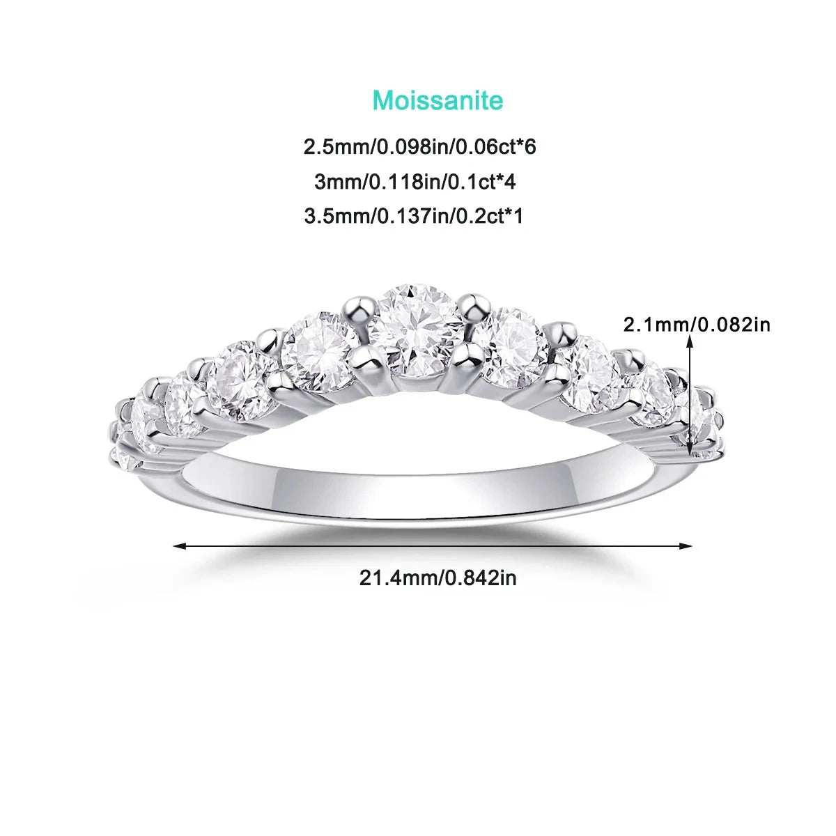 Eco-Friendly Moissanite Rings for Women.