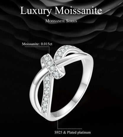 Moissanite Luxury Female Rings