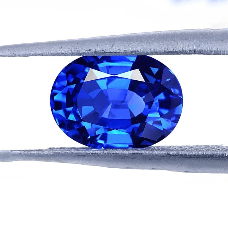 Loose Sapphire. Oval Shape. Royal Blue Color. 0.50 To 13.60 Carat