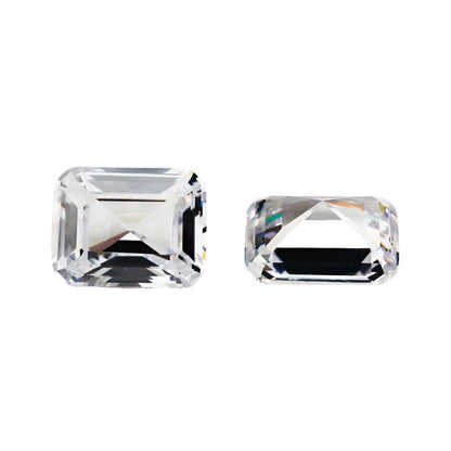 3x5~7x9mm  Emerald Cut Loose Moissanite. Wholesale.