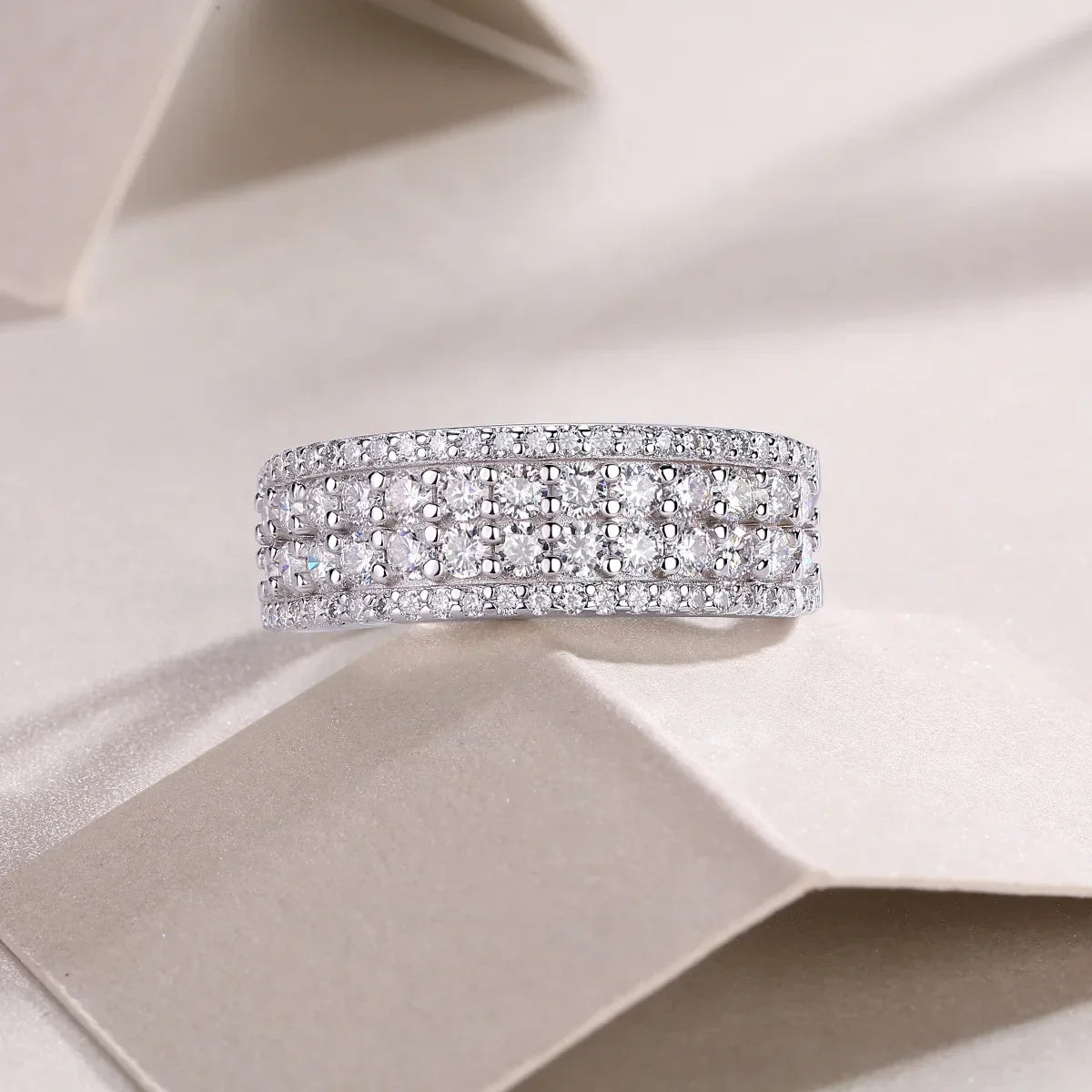 Eco-Friendly Luxurious Moissanite Rings for Women.