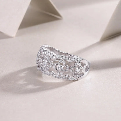 Elegant Eco-Friendly Moissanite Rings for Women.