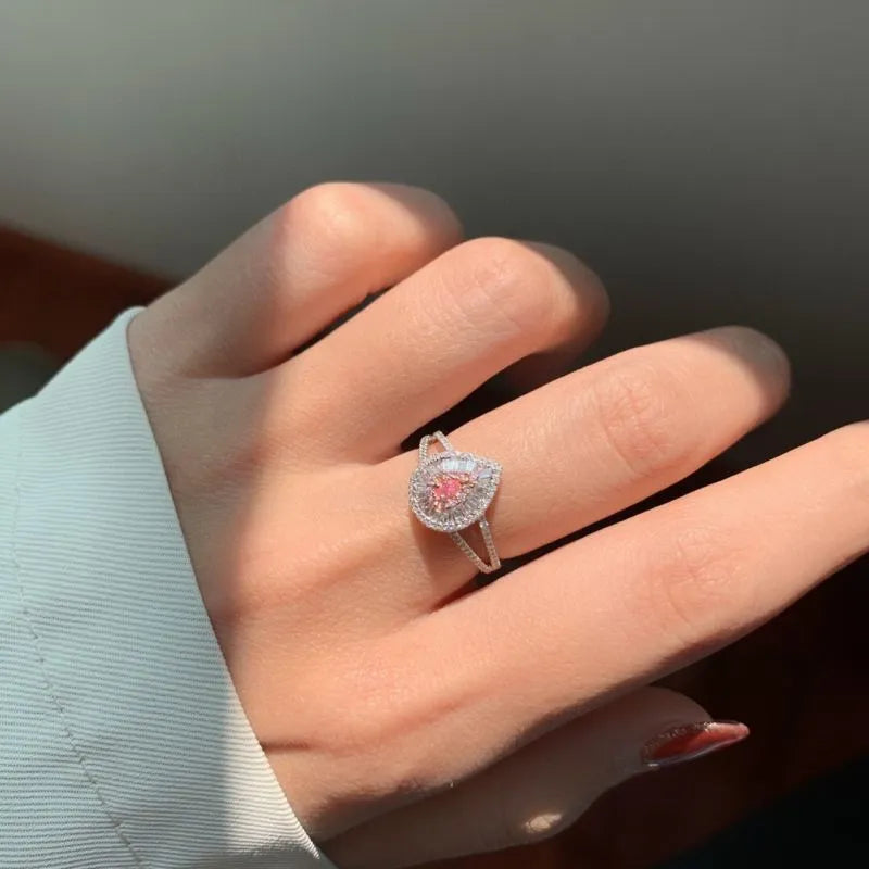 Natural Pink Diamond Engagement Rings.